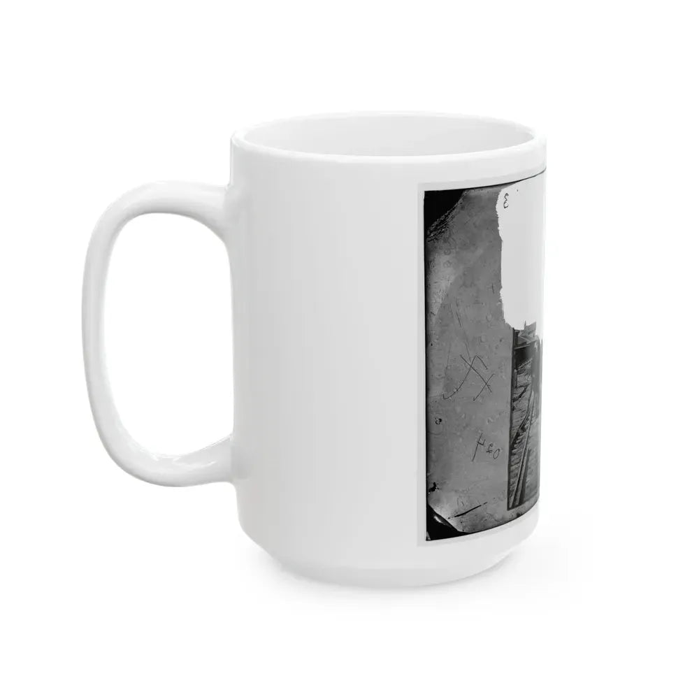 Atlanta, Georgia. Sherman's Men Tearing Up Railroad Track (U.S. Civil War) White Coffee Mug - Go Mug Yourself