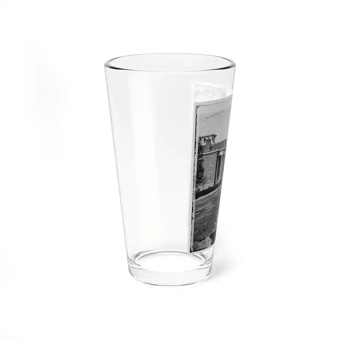 Atlanta, Georgia. Street In Atlanta (House Next To Church Used As Sherman's Headquarters (U.S. Civil War) Pint Glass 16oz - Go Mug Yourself