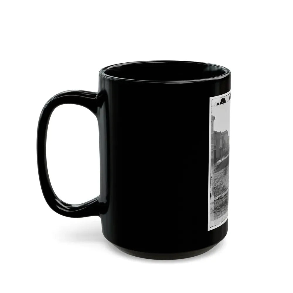Atlanta, Georgia. Street View (U.S. Civil War) Black Coffee Mug - Go Mug Yourself
