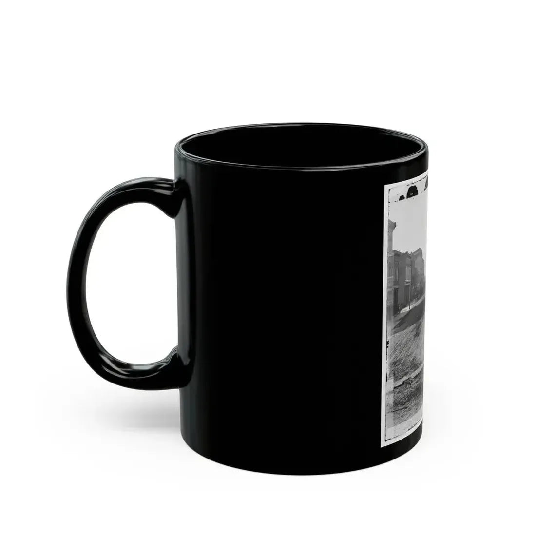 Atlanta, Georgia. Street View (U.S. Civil War) Black Coffee Mug - Go Mug Yourself