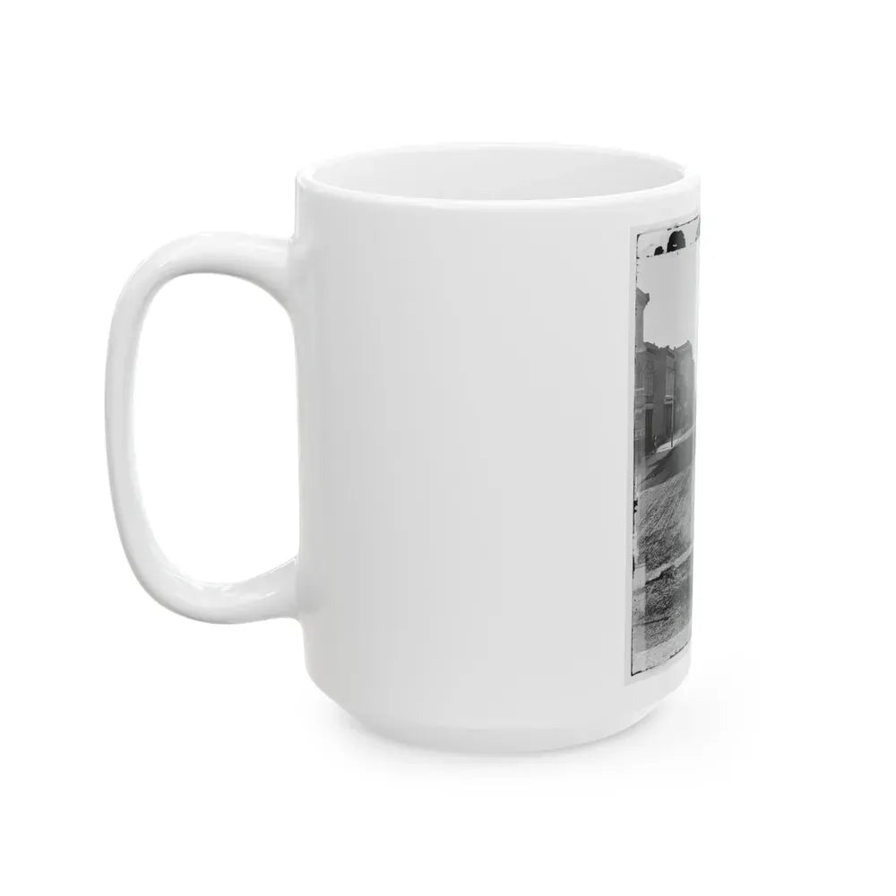 Atlanta, Georgia. Street View (U.S. Civil War) White Coffee Mug - Go Mug Yourself
