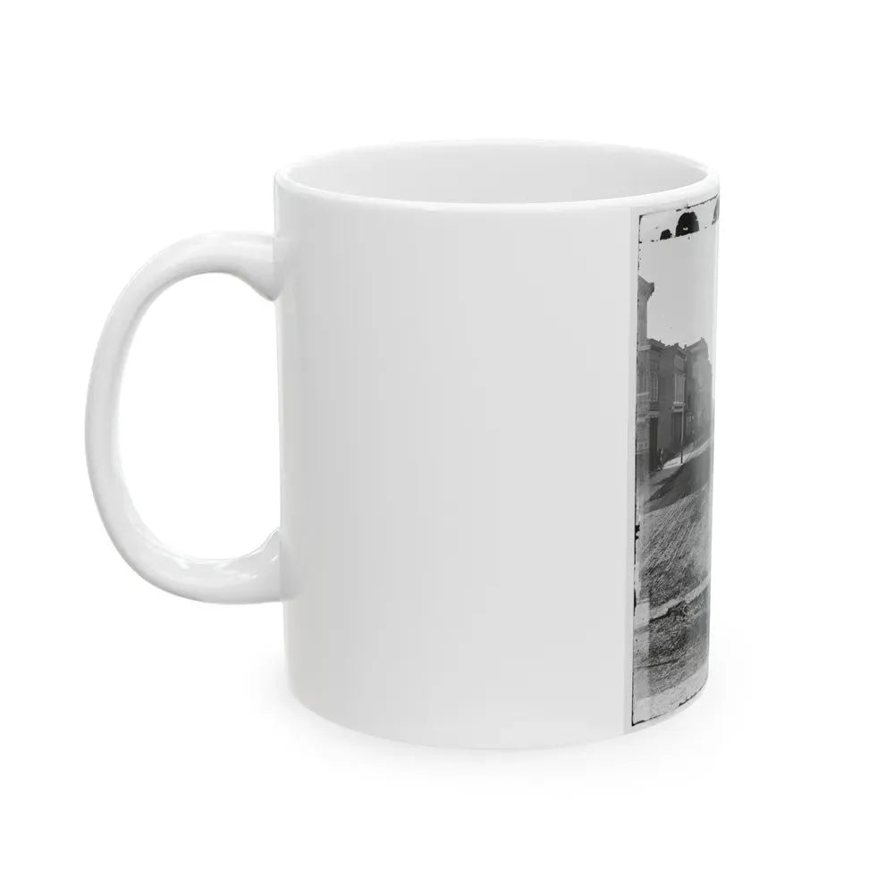 Atlanta, Georgia. Street View (U.S. Civil War) White Coffee Mug - Go Mug Yourself