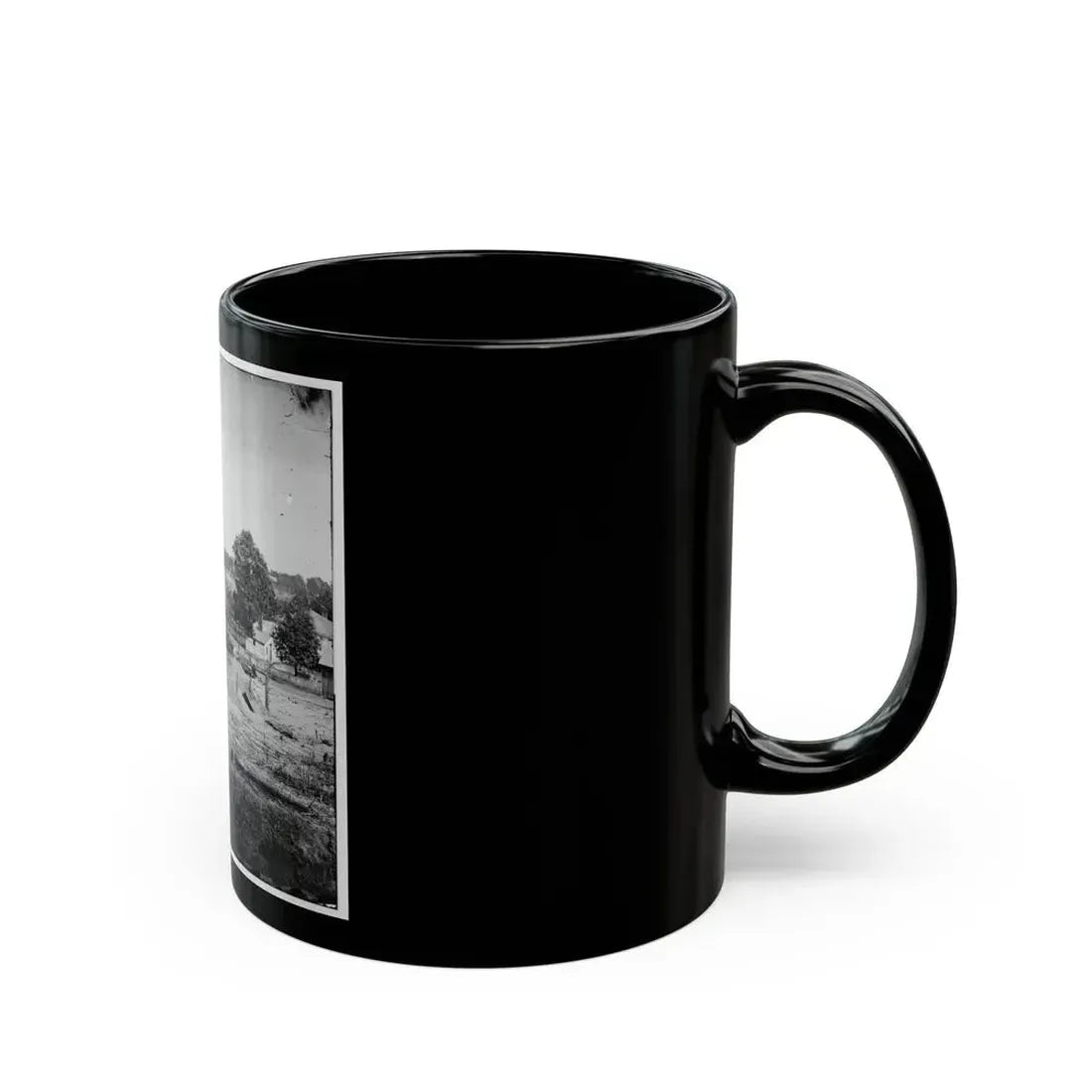 Atlanta, Georgia (Vicinity). Bomb-Proof Shelter (U.S. Civil War) Black Coffee Mug - Go Mug Yourself