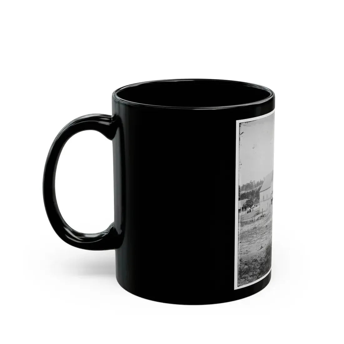 Atlanta, Georgia (Vicinity). Bomb-Proof Shelter (U.S. Civil War) Black Coffee Mug - Go Mug Yourself
