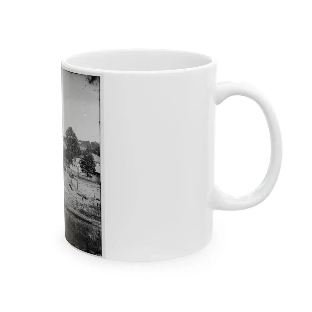 Atlanta, Georgia (Vicinity). Bomb-Proof Shelter (U.S. Civil War) White Coffee Mug - Go Mug Yourself