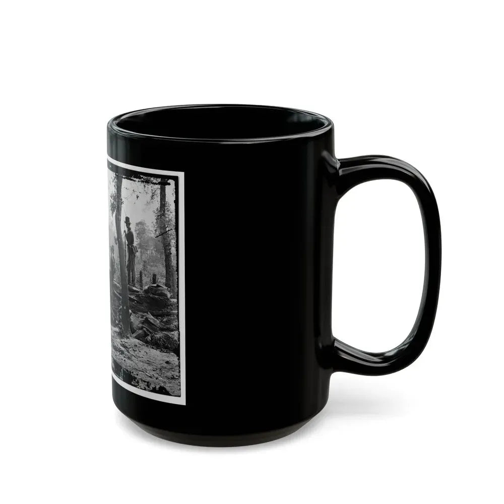 Atlanta, Georgia (Vicinity). Federal Pickets Before The City (U.S. Civil War) Black Coffee Mug - Go Mug Yourself