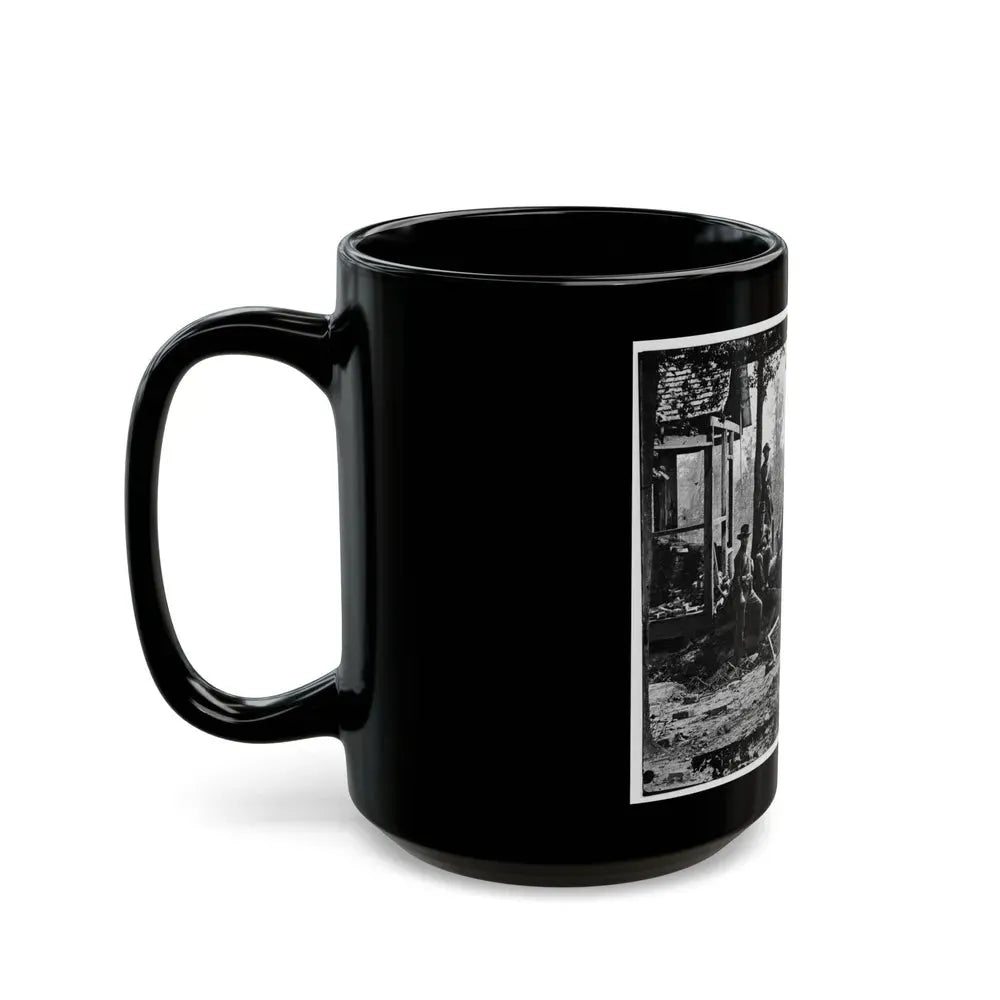 Atlanta, Georgia (Vicinity). Federal Pickets Before The City (U.S. Civil War) Black Coffee Mug - Go Mug Yourself