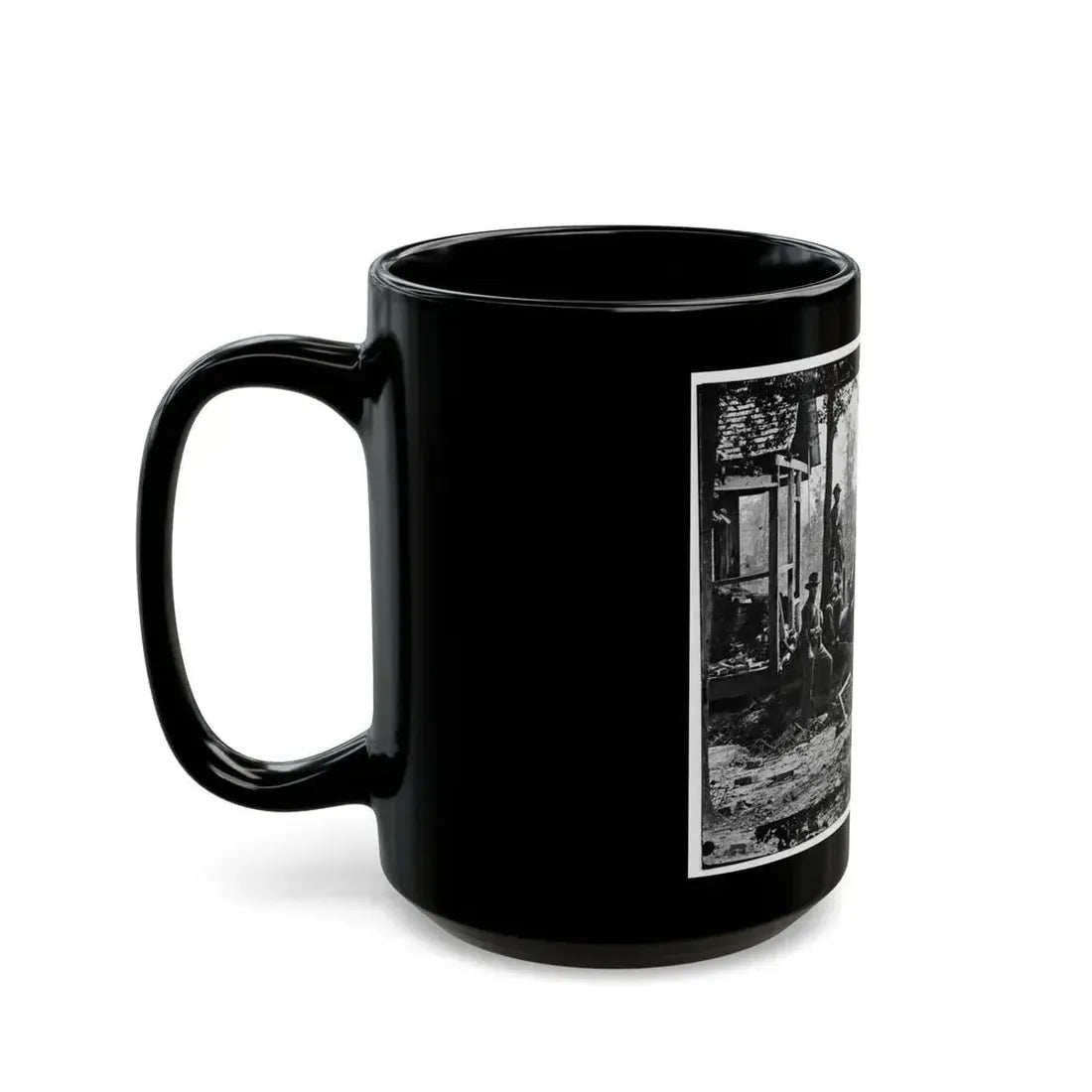 Atlanta, Georgia (Vicinity). Federal Pickets Before The City (U.S. Civil War) Black Coffee Mug - Go Mug Yourself