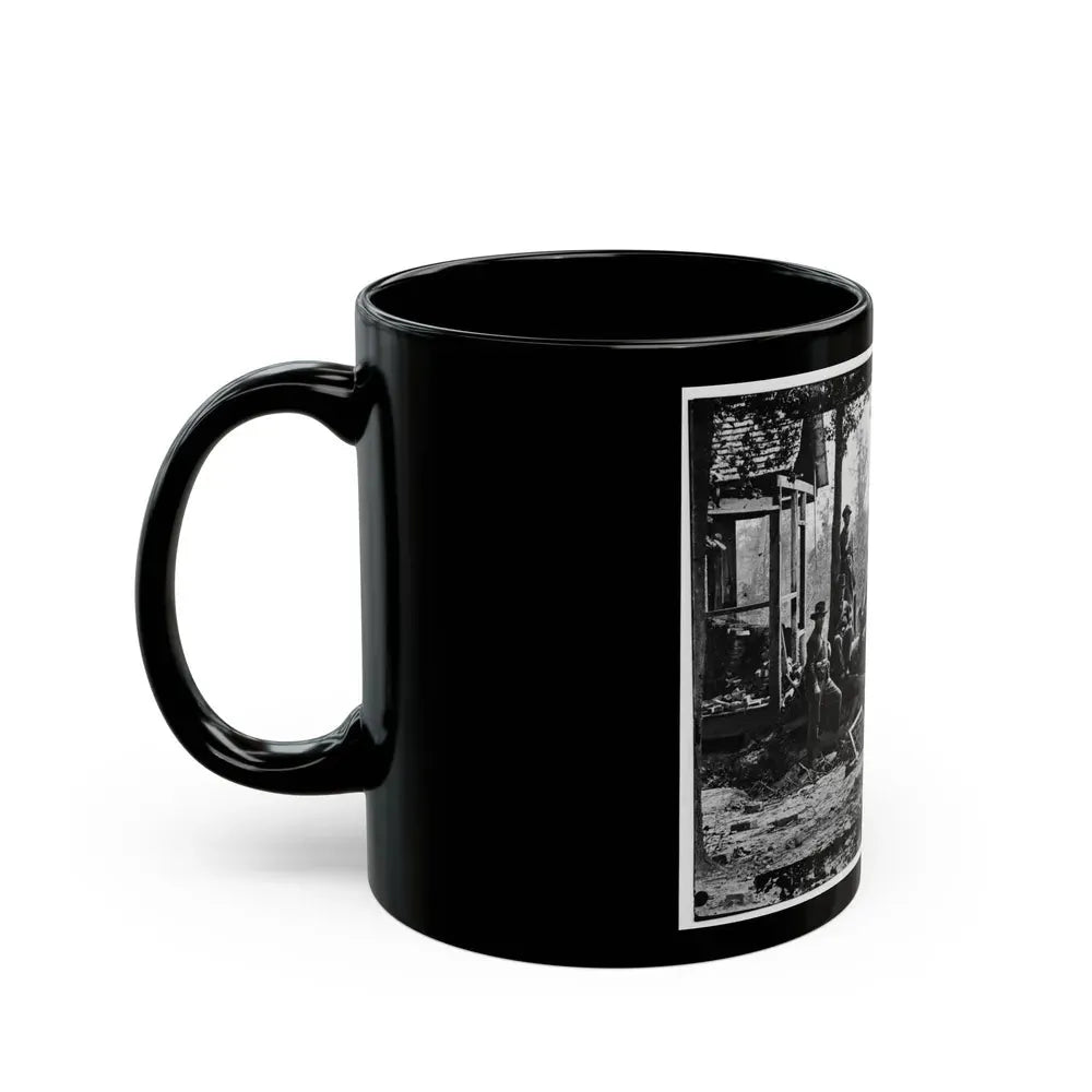 Atlanta, Georgia (Vicinity). Federal Pickets Before The City (U.S. Civil War) Black Coffee Mug - Go Mug Yourself