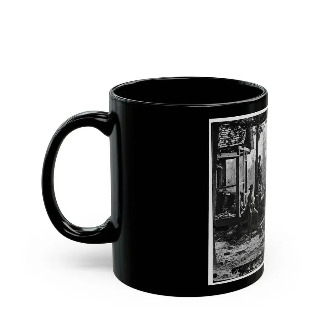 Atlanta, Georgia (Vicinity). Federal Pickets Before The City (U.S. Civil War) Black Coffee Mug - Go Mug Yourself