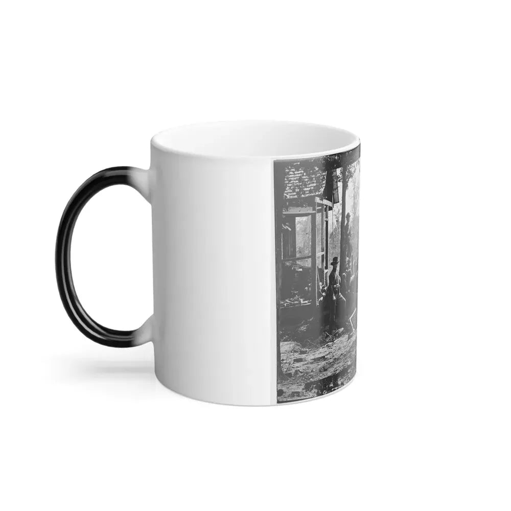 Atlanta, Georgia (Vicinity). Federal Pickets Before the City (U.S. Civil War) Color Changing Coffee Mug 11oz - Go Mug Yourself