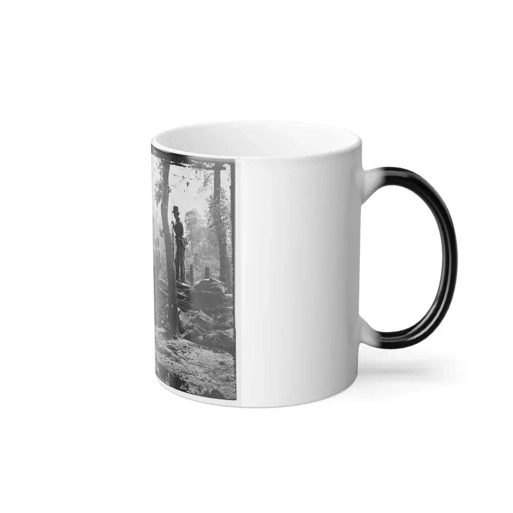 Atlanta, Georgia (Vicinity). Federal Pickets Before the City (U.S. Civil War) Color Changing Coffee Mug 11oz - Go Mug Yourself