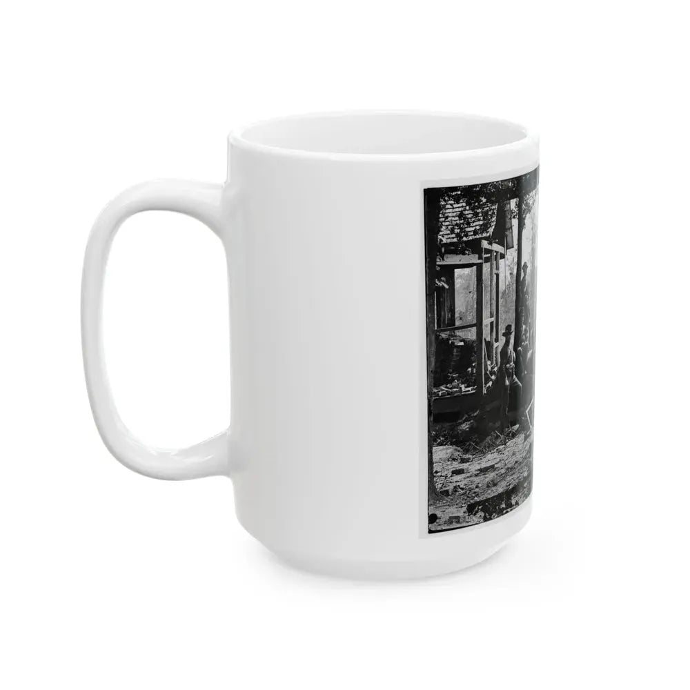 Atlanta, Georgia (Vicinity). Federal Pickets Before The City (U.S. Civil War) White Coffee Mug - Go Mug Yourself