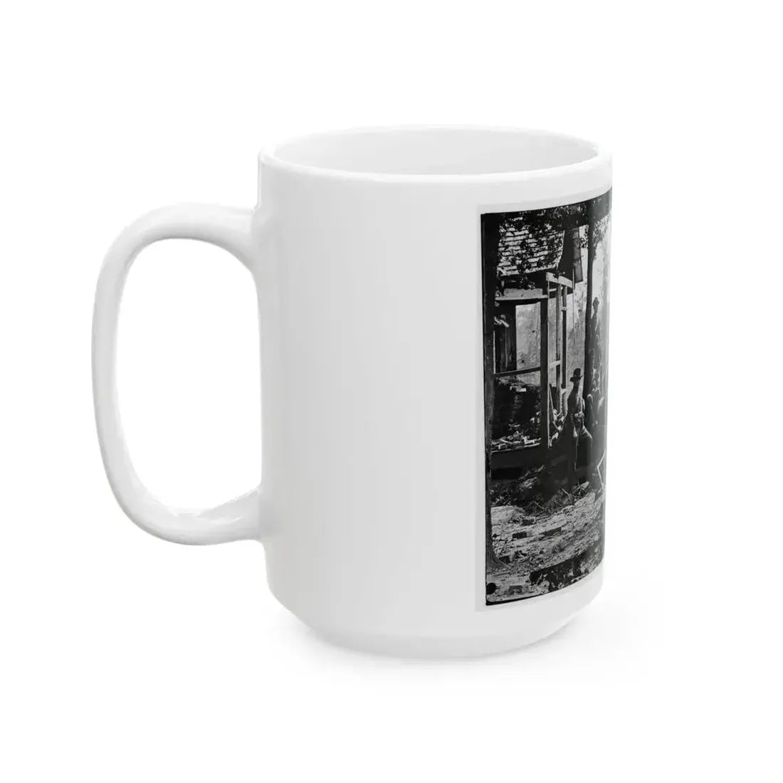 Atlanta, Georgia (Vicinity). Federal Pickets Before The City (U.S. Civil War) White Coffee Mug - Go Mug Yourself