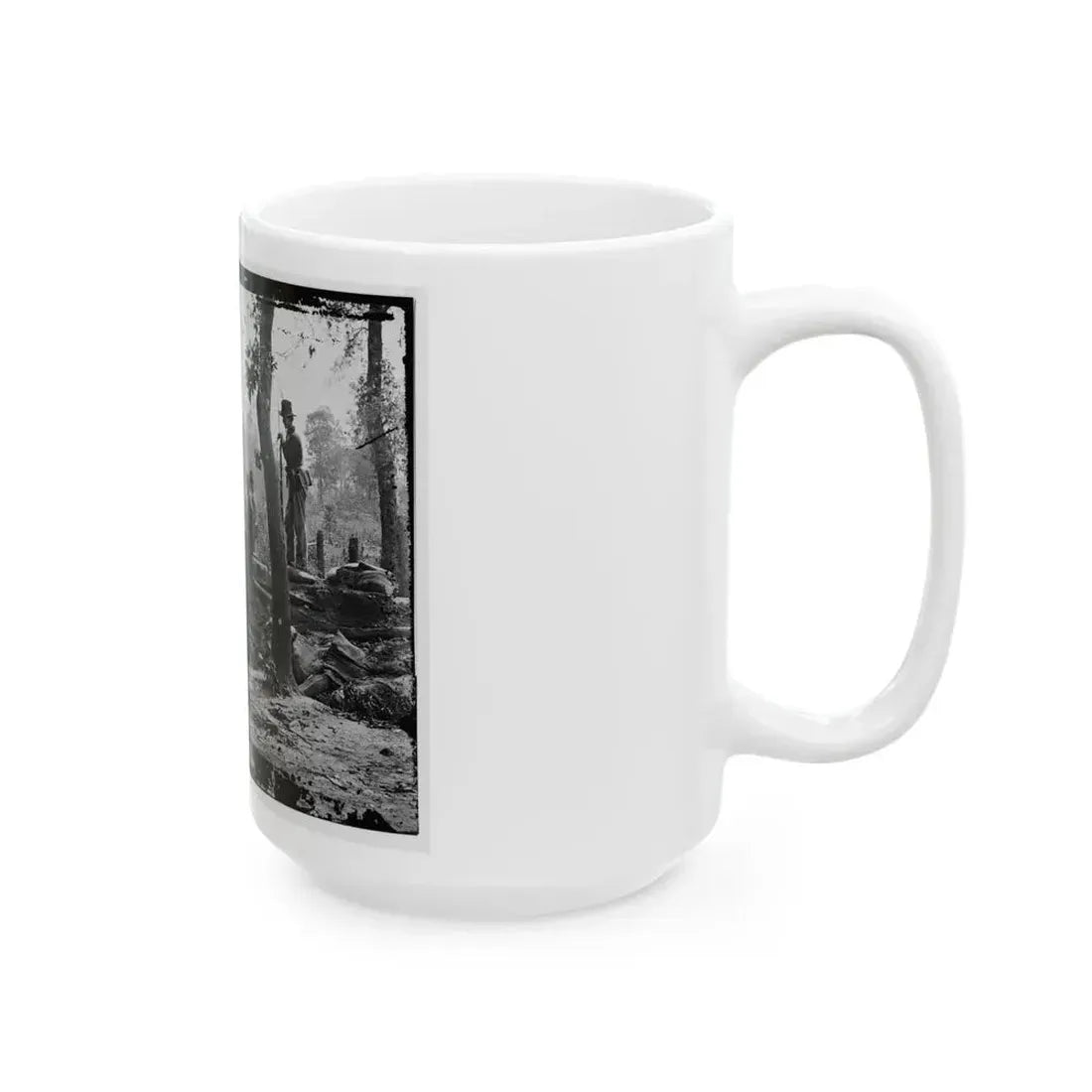 Atlanta, Georgia (Vicinity). Federal Pickets Before The City (U.S. Civil War) White Coffee Mug - Go Mug Yourself