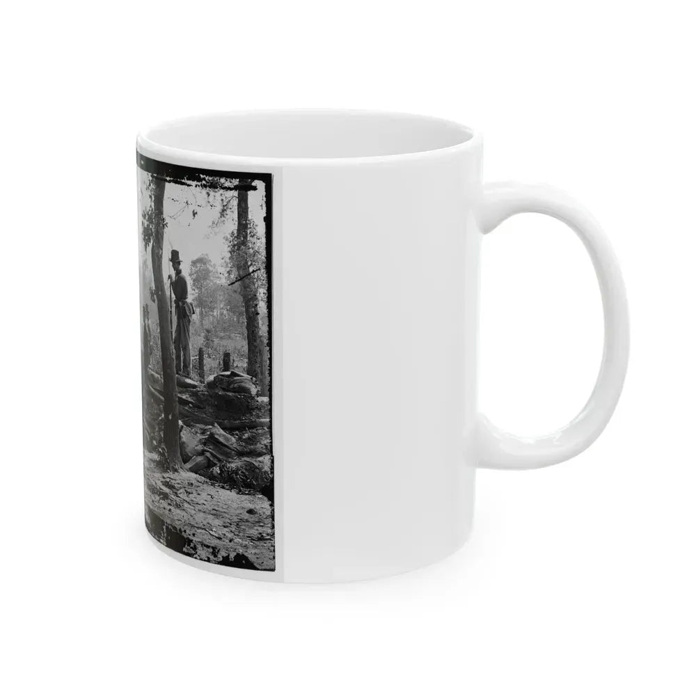 Atlanta, Georgia (Vicinity). Federal Pickets Before The City (U.S. Civil War) White Coffee Mug - Go Mug Yourself