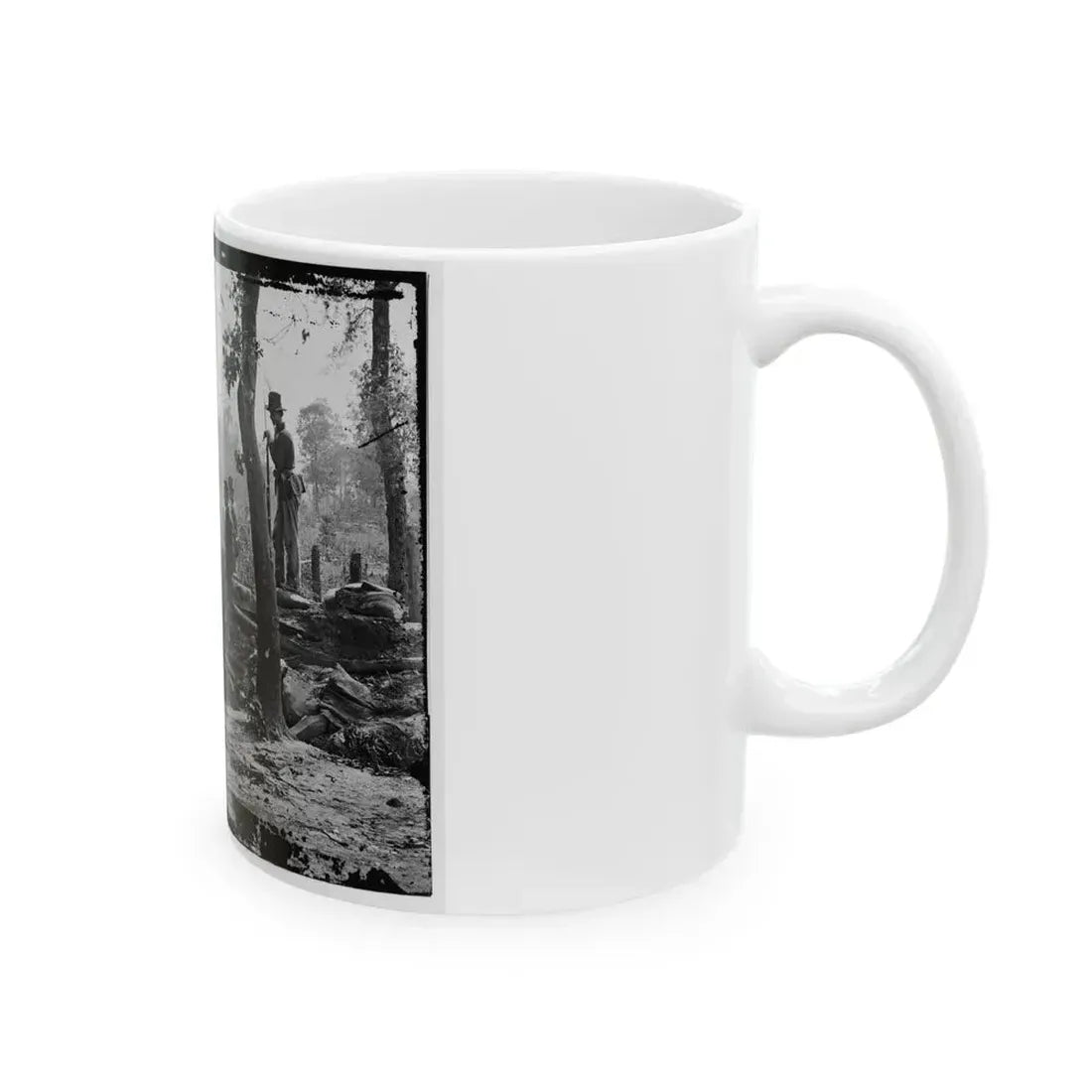 Atlanta, Georgia (Vicinity). Federal Pickets Before The City (U.S. Civil War) White Coffee Mug - Go Mug Yourself