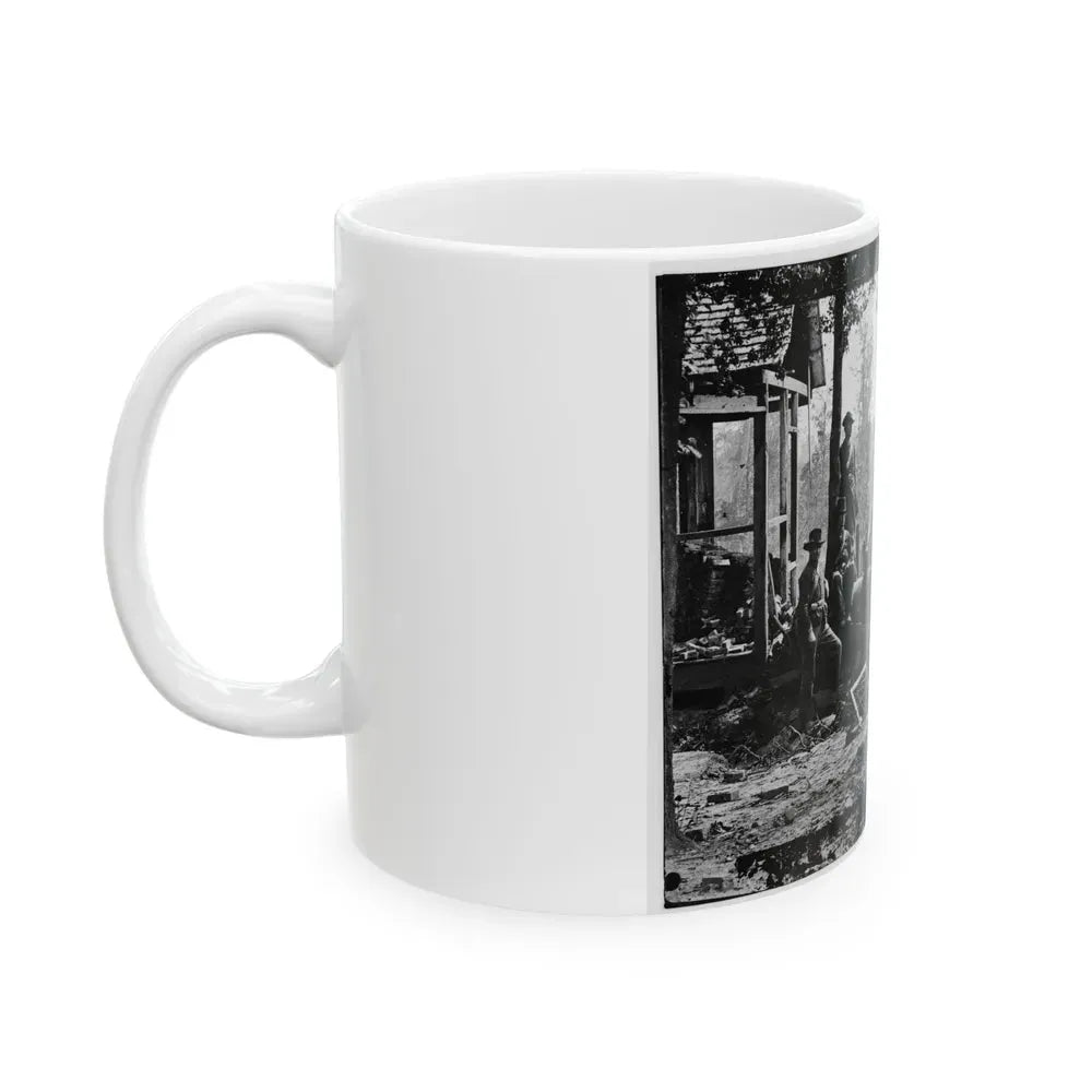 Atlanta, Georgia (Vicinity). Federal Pickets Before The City (U.S. Civil War) White Coffee Mug - Go Mug Yourself