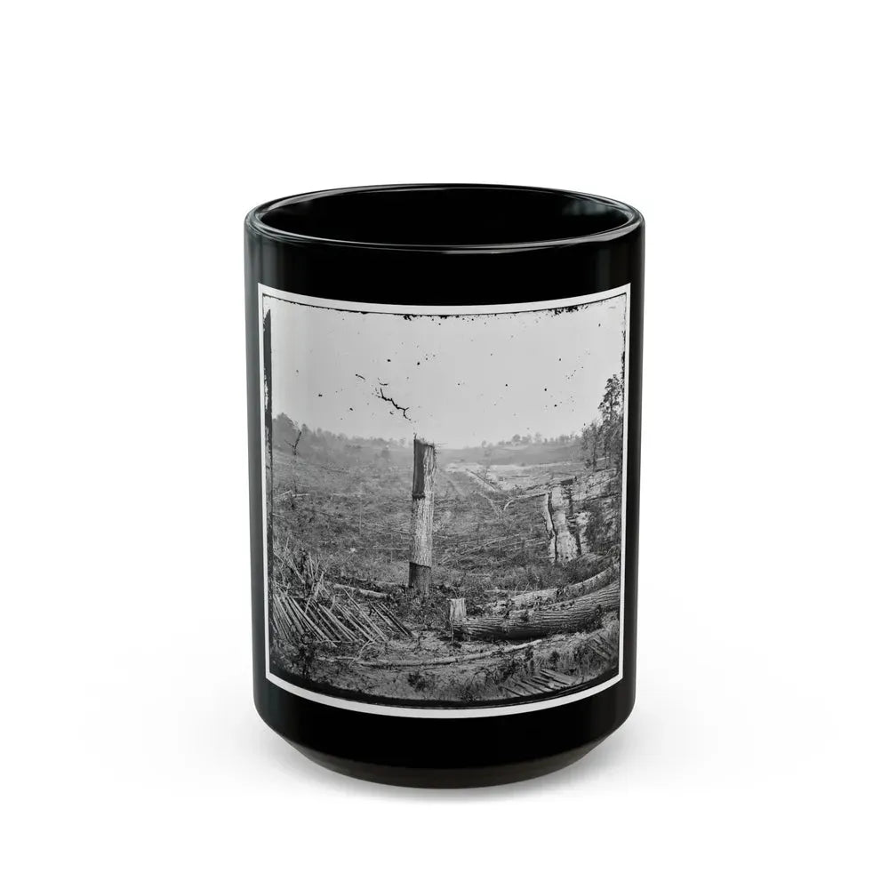 Atlanta, Georgia (Vicinity). Fortifications (U.S. Civil War) Black Coffee Mug 15oz - Go Mug Yourself