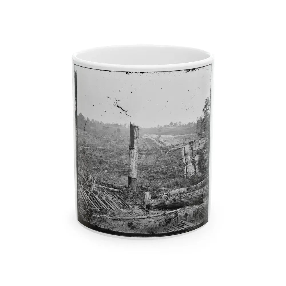 Atlanta, Georgia (Vicinity). Fortifications (U.S. Civil War) White Coffee Mug 11oz - Go Mug Yourself