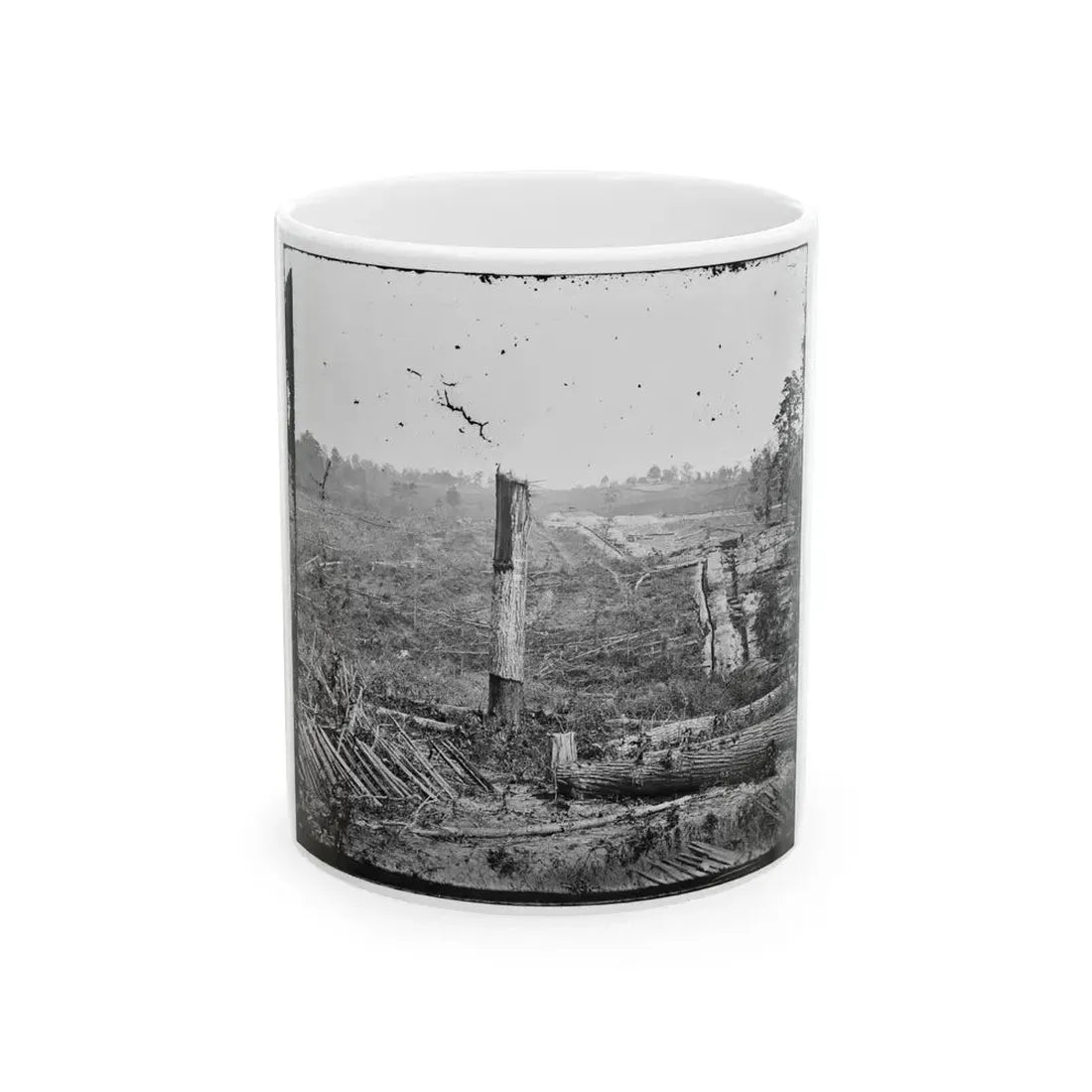 Atlanta, Georgia (Vicinity). Fortifications (U.S. Civil War) White Coffee Mug 11oz - Go Mug Yourself