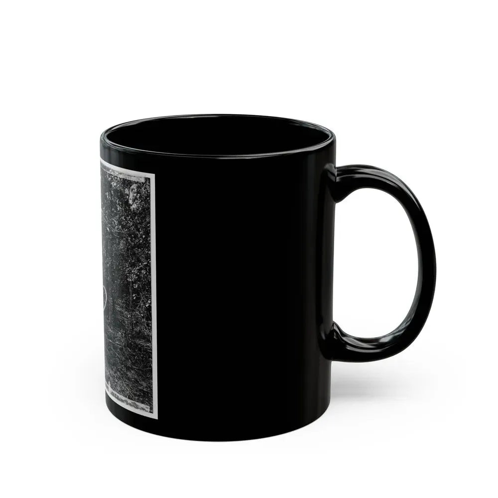Atlanta, Georgia (Vicinity). Spot In Woods Where Gen. James B. Mcpherson Was Killed, July 22, 1864-2 (U.S. Civil War) Black Coffee Mug - Go Mug Yourself