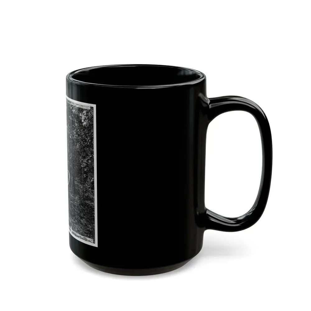 Atlanta, Georgia (Vicinity). Spot In Woods Where Gen. James B. Mcpherson Was Killed, July 22, 1864-2 (U.S. Civil War) Black Coffee Mug - Go Mug Yourself