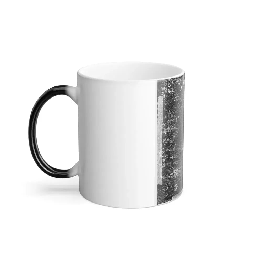 Atlanta, Georgia (Vicinity). Spot in Woods Where Gen. James B. Mcpherson Was Killed, July 22, 1864-2 (U.S. Civil War) Color Changing Coffee Mug 11oz - Go Mug Yourself