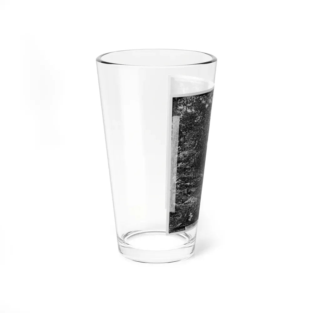 Atlanta, Georgia (Vicinity). Spot In Woods Where Gen. James B. Mcpherson Was Killed, July 22, 1864-2 (U.S. Civil War) Pint Glass 16oz - Go Mug Yourself