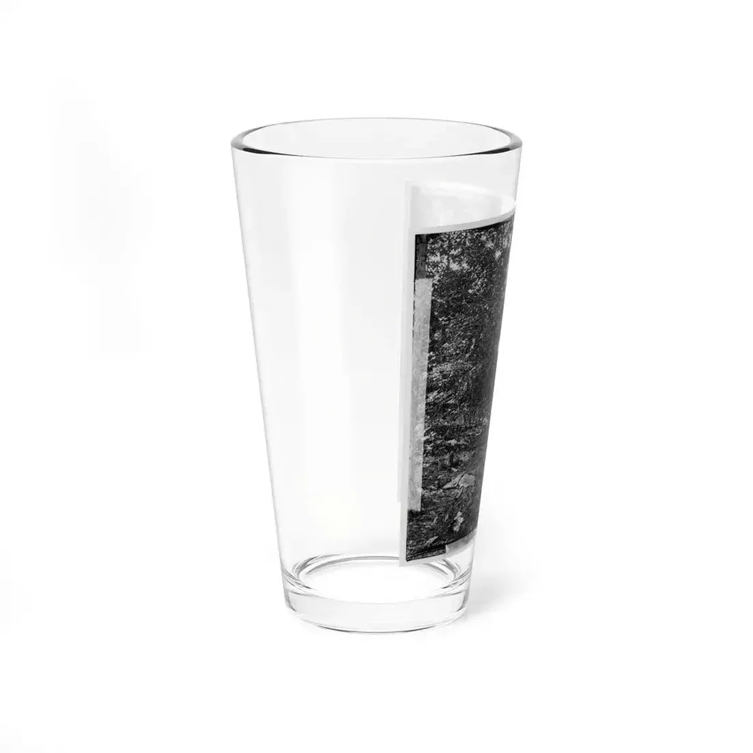 Atlanta, Georgia (Vicinity). Spot In Woods Where Gen. James B. Mcpherson Was Killed, July 22, 1864-2 (U.S. Civil War) Pint Glass 16oz - Go Mug Yourself