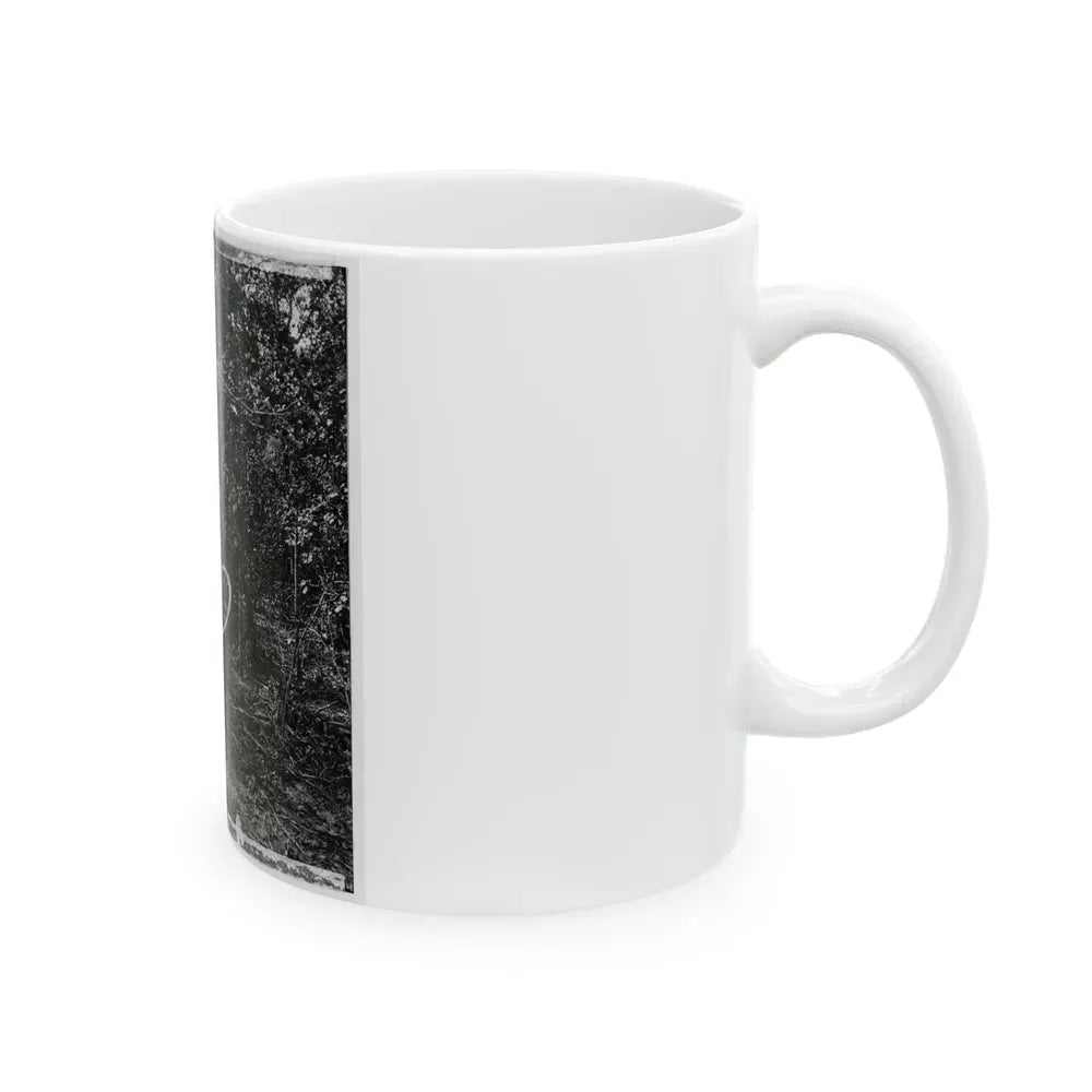 Atlanta, Georgia (Vicinity). Spot In Woods Where Gen. James B. Mcpherson Was Killed, July 22, 1864-2 (U.S. Civil War) White Coffee Mug - Go Mug Yourself