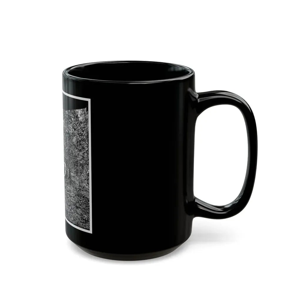 Atlanta, Georgia (Vicinity). Spot In Woods Where Gen. James B. Mcpherson Was Killed, July 22, 1864 (U.S. Civil War) Black Coffee Mug - Go Mug Yourself