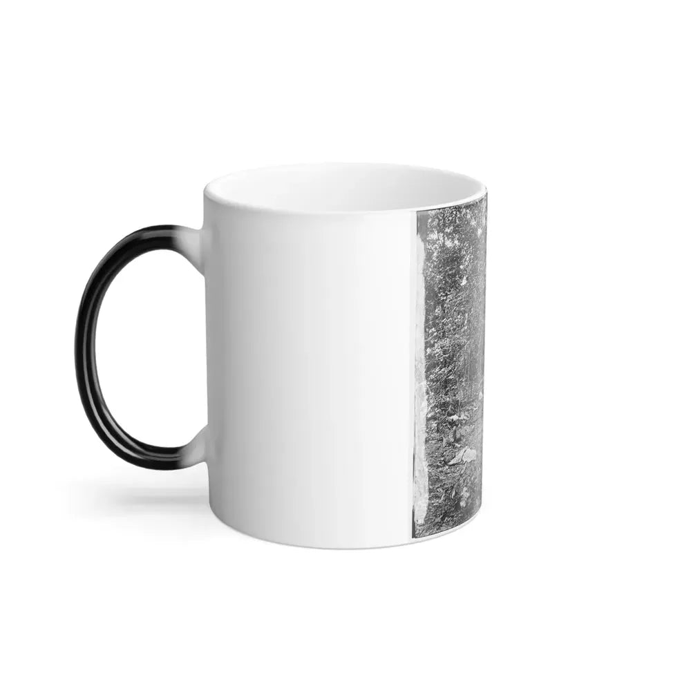 Atlanta, Georgia (Vicinity). Spot in Woods Where Gen. James B. Mcpherson Was Killed, July 22, 1864 (U.S. Civil War) Color Changing Coffee Mug 11oz - Go Mug Yourself