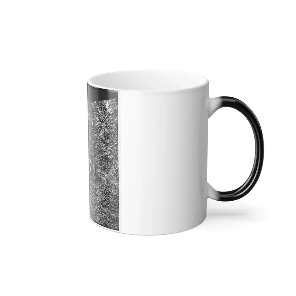Atlanta, Georgia (Vicinity). Spot in Woods Where Gen. James B. Mcpherson Was Killed, July 22, 1864 (U.S. Civil War) Color Changing Coffee Mug 11oz - Go Mug Yourself
