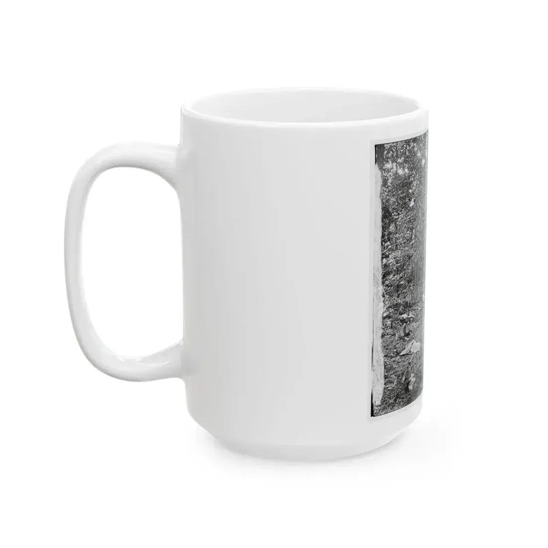 Atlanta, Georgia (Vicinity). Spot In Woods Where Gen. James B. Mcpherson Was Killed, July 22, 1864 (U.S. Civil War) White Coffee Mug - Go Mug Yourself