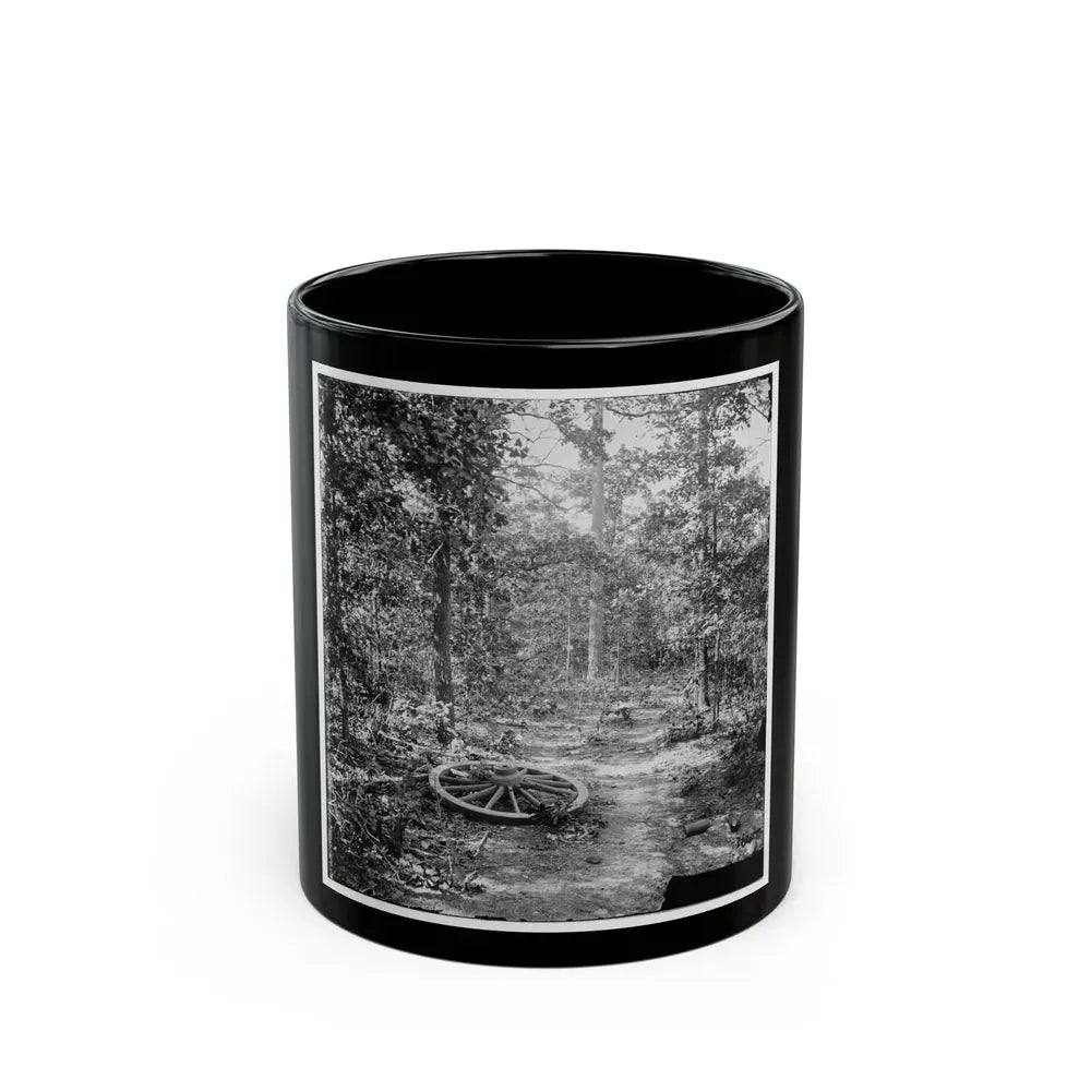 Atlanta, Georgia (Vicinity). Woods Where Gen. James B. Mcpherson Was Killed, July 22, 1864 (U.S. Civil War) Black Coffee Mug 11oz - Go Mug Yourself