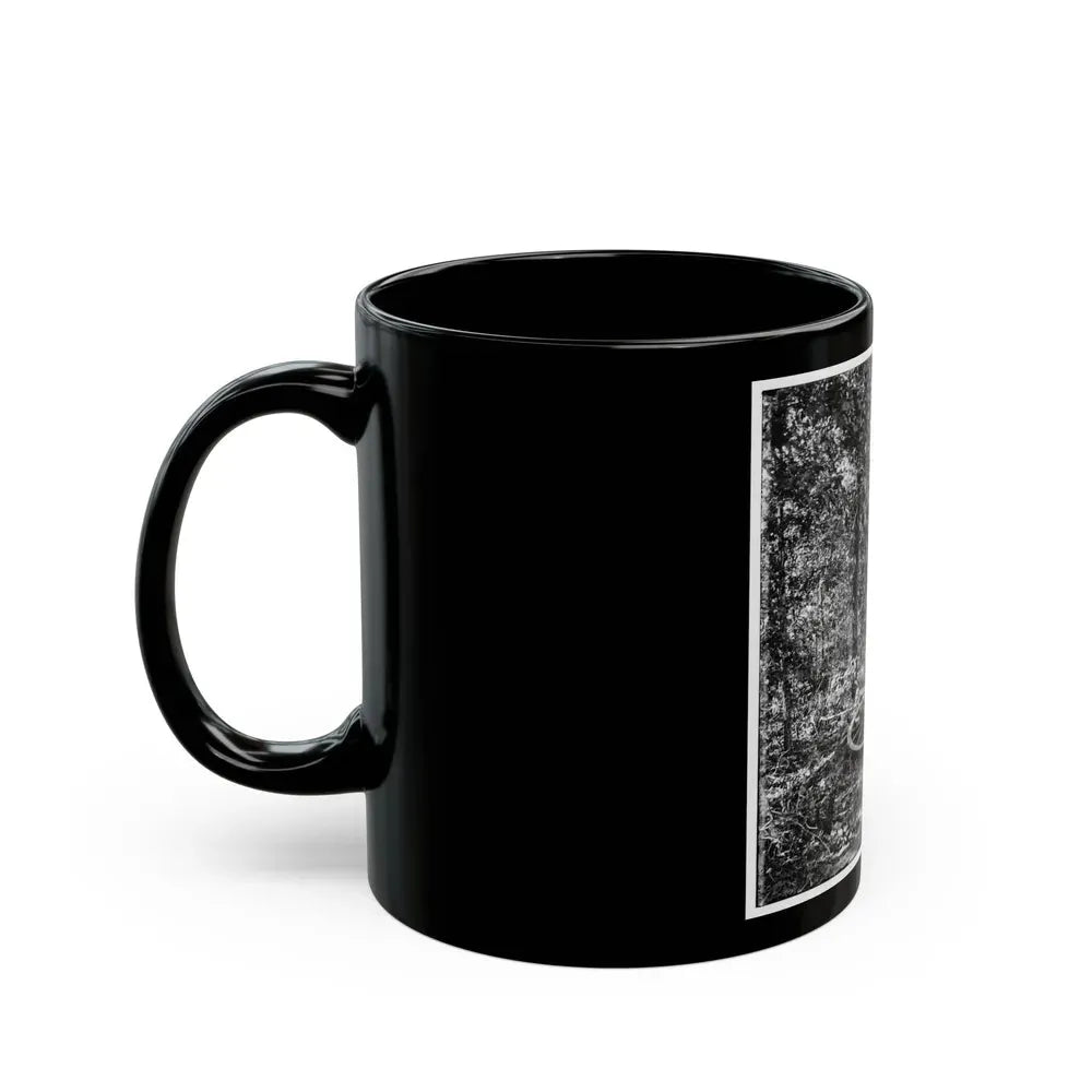 Atlanta, Georgia (Vicinity). Woods Where Gen. James B. Mcpherson Was Killed, July 22, 1864 (U.S. Civil War) Black Coffee Mug - Go Mug Yourself