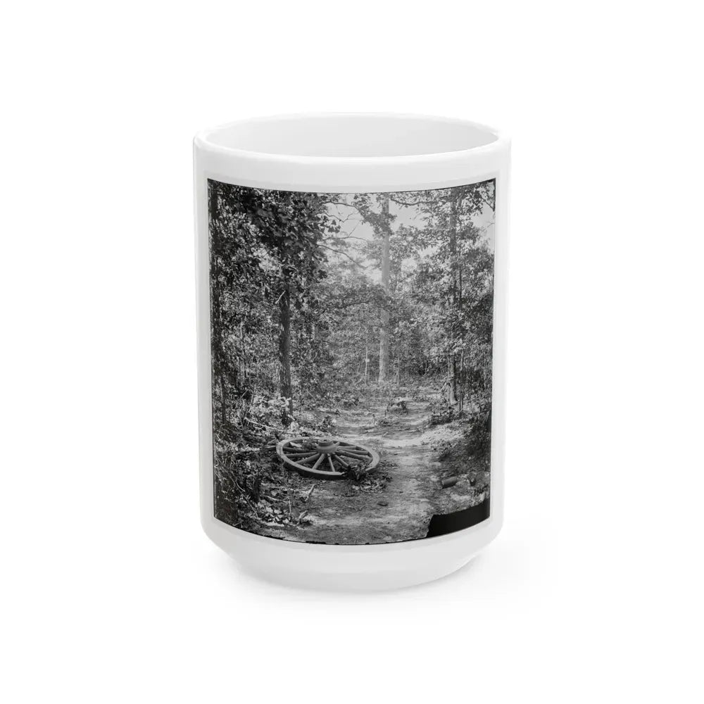 Atlanta, Georgia (Vicinity). Woods Where Gen. James B. Mcpherson Was Killed, July 22, 1864 (U.S. Civil War) White Coffee Mug 15oz - Go Mug Yourself