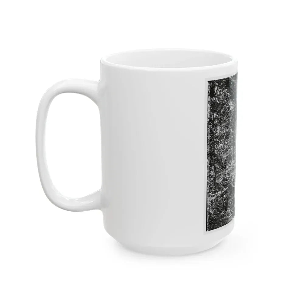 Atlanta, Georgia (Vicinity). Woods Where Gen. James B. Mcpherson Was Killed, July 22, 1864 (U.S. Civil War) White Coffee Mug - Go Mug Yourself