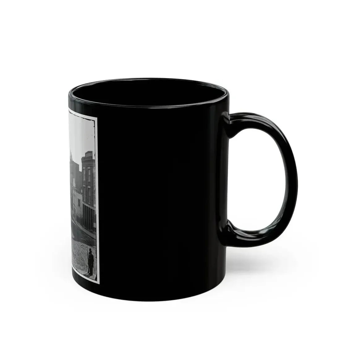 Atlanta, Georgia. View On Marietta Street (U.S. Civil War) Black Coffee Mug - Go Mug Yourself