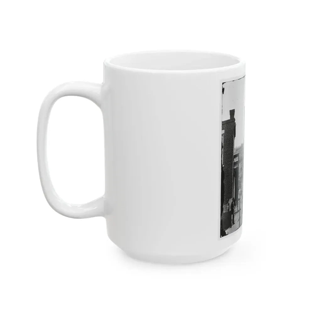 Atlanta, Georgia. View On Marietta Street (U.S. Civil War) White Coffee Mug - Go Mug Yourself