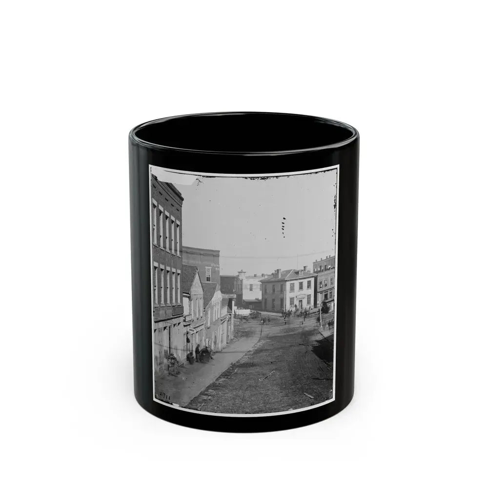 Atlanta, Georgia. View On Whitehall Street (U.S. Civil War) Black Coffee Mug 11oz - Go Mug Yourself