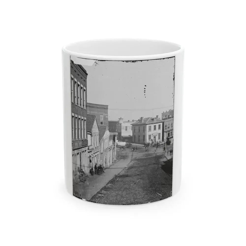 Atlanta, Georgia. View On Whitehall Street (U.S. Civil War) White Coffee Mug 11oz - Go Mug Yourself
