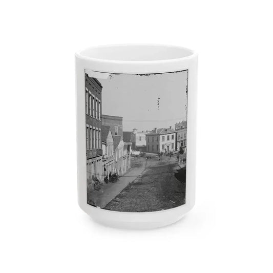 Atlanta, Georgia. View On Whitehall Street (U.S. Civil War) White Coffee Mug 15oz - Go Mug Yourself