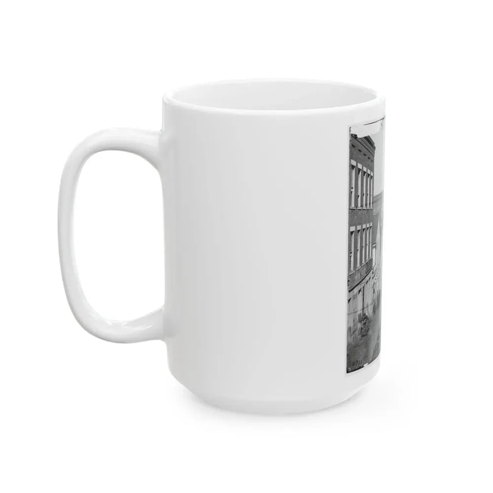 Atlanta, Georgia. View On Whitehall Street (U.S. Civil War) White Coffee Mug - Go Mug Yourself