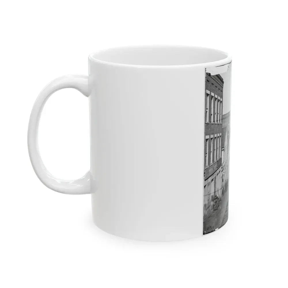 Atlanta, Georgia. View On Whitehall Street (U.S. Civil War) White Coffee Mug - Go Mug Yourself