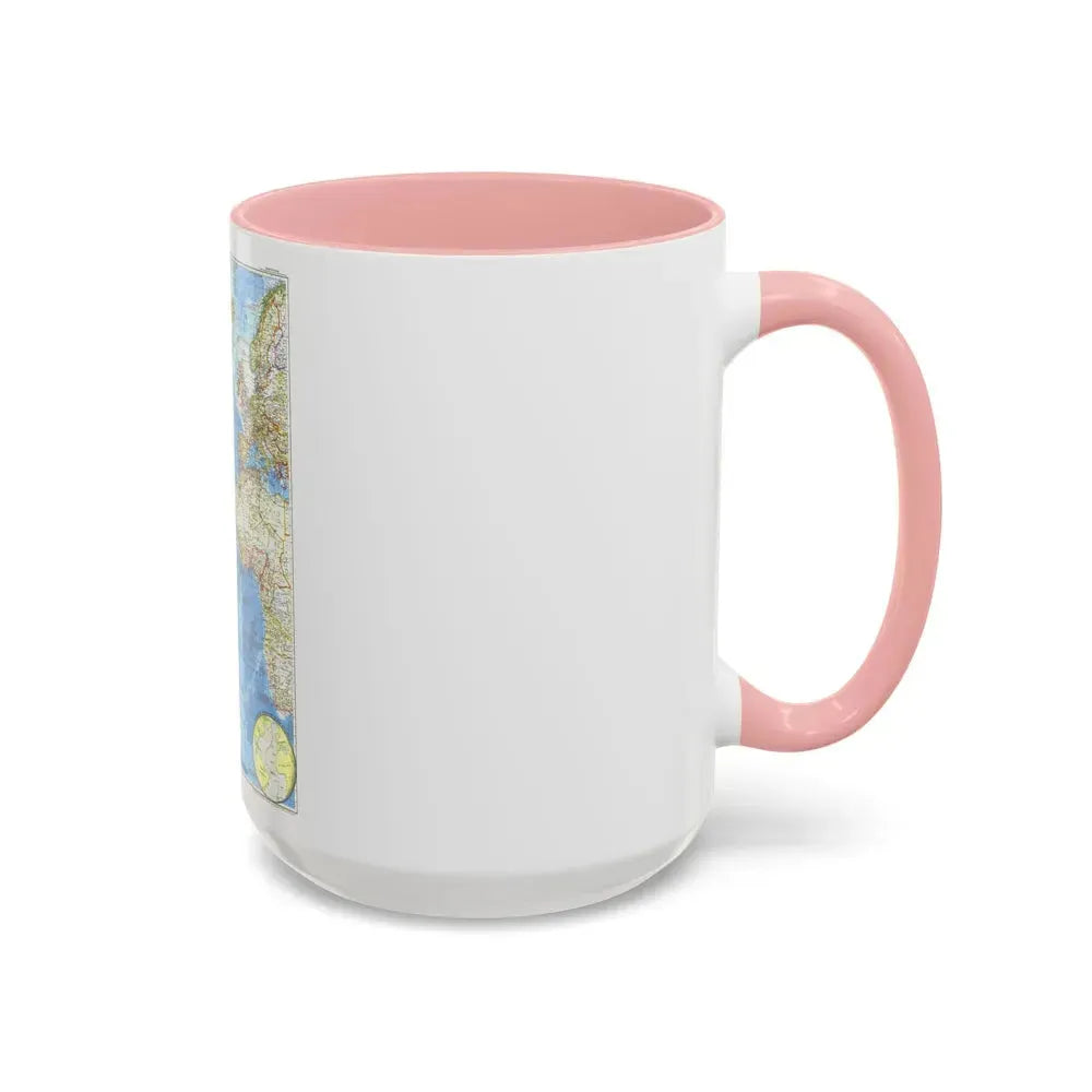 Atlantic Ocean (1955) (Map) Accent Coffee Mug - Go Mug Yourself