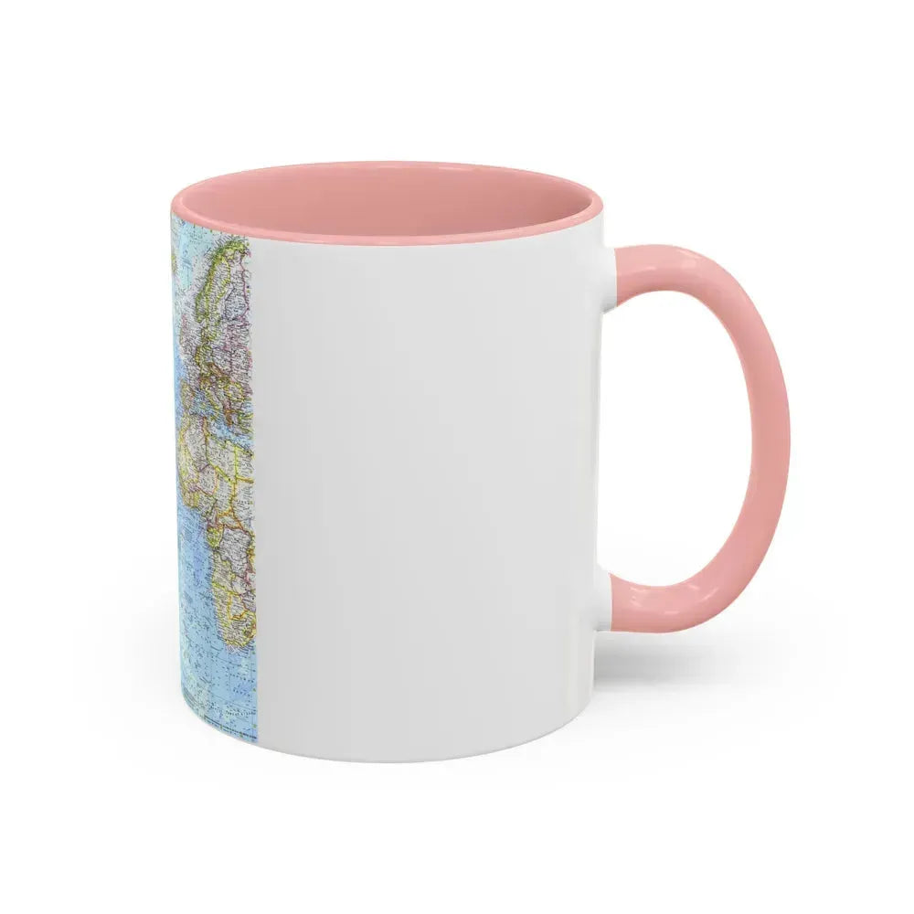 Atlantic Ocean (1968) (Map) Accent Coffee Mug - Go Mug Yourself