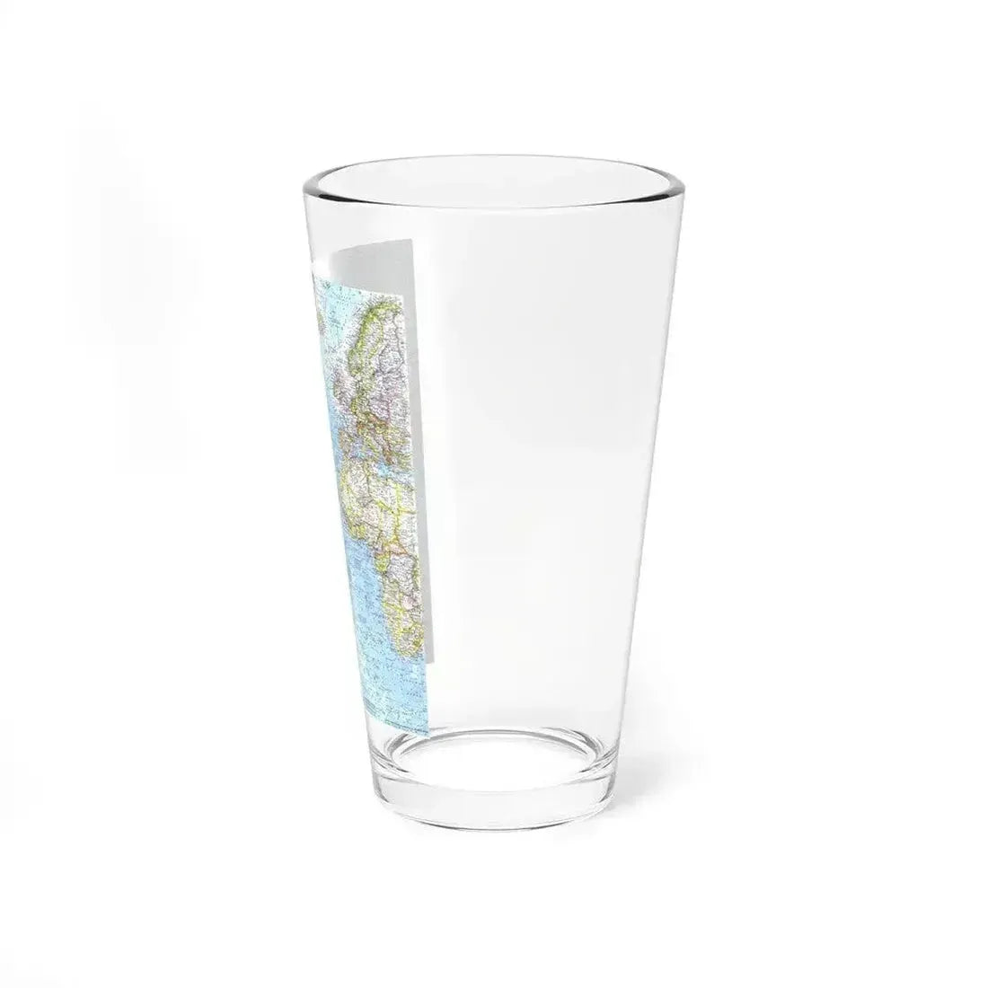 Atlantic Ocean (1968) (Map) Pint Glass 16oz - Go Mug Yourself