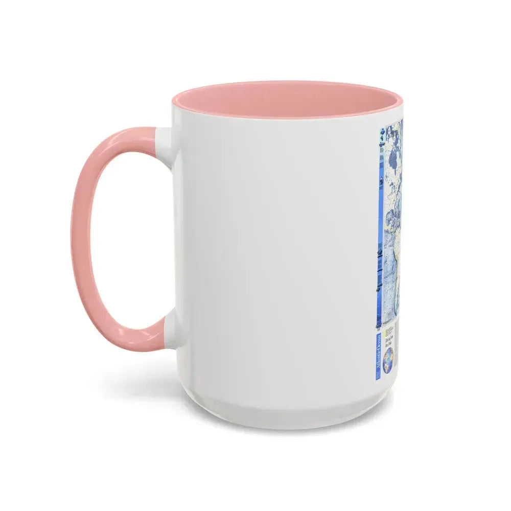Atlantic Ocean (1990) (Map) Accent Coffee Mug - Go Mug Yourself